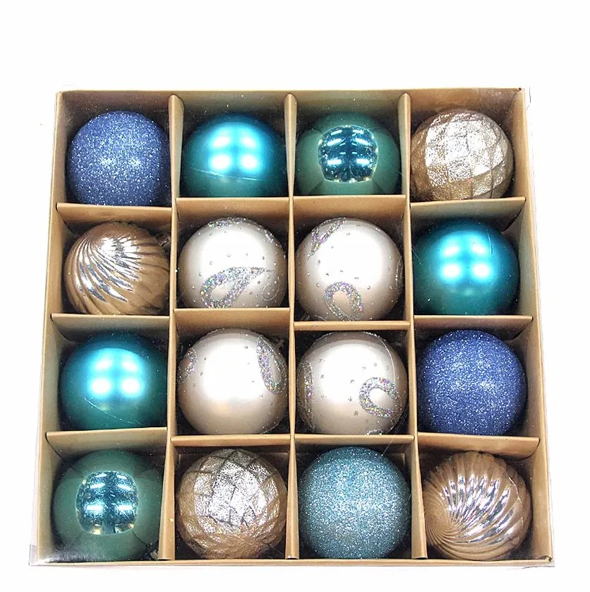 Voir plus grand Imageadd à Comparesharechtmas ball sets de luxe haute qualité Boule de Noël en plastique