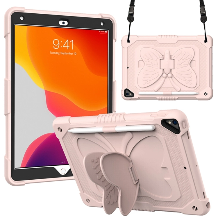 Nouveau Butterfly béquille Heavy Duty cas robuste résistant aux chocs pour l'iPad 4 de l'Air 10,9 pouces iPad Pro 11 pouces 2020 2020 2018