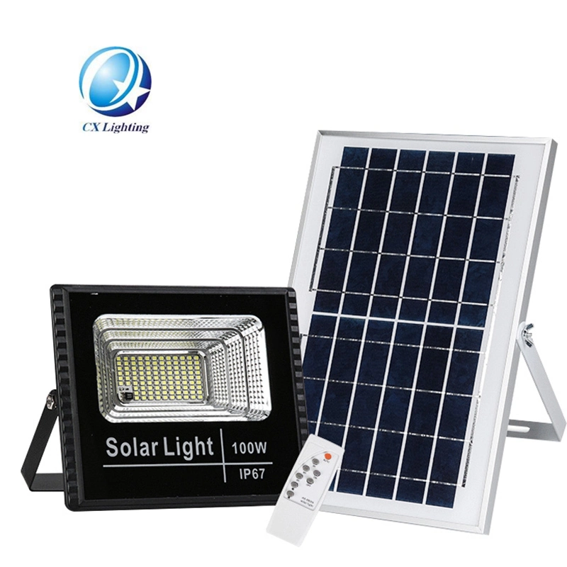 Outdoor Solar Garden Light 10W 25W 40W 60W 100W 200W 300W Outdoor Lighting Projector Solar LED Flood Light