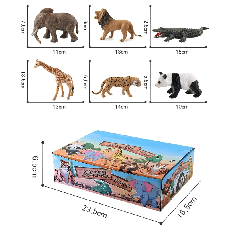 Las cifras de la selva Mini Toy animales de zoológico realista juego de figuras de huevo de pascua de Navidad Regalo de Cumpleaños de las Partes a favor de la Escuela Modelo Animal Proyecto Toy