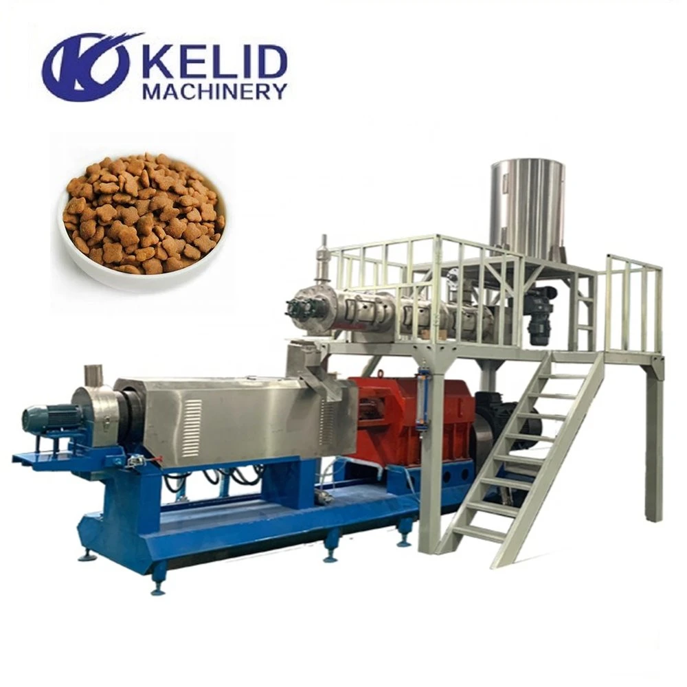 Industrial Automatic Dried Wet Pet Dog Cat Food Making Machine