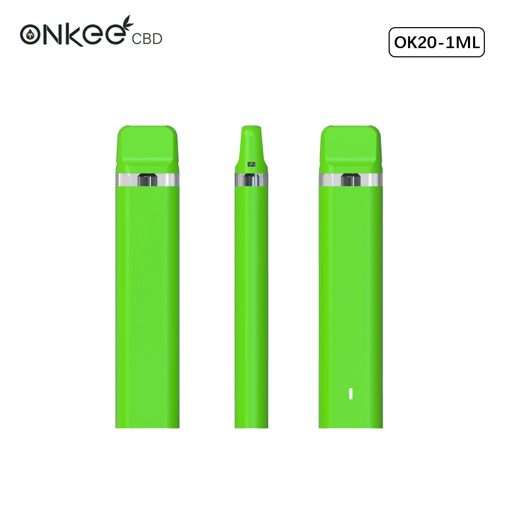 2023 Hot Eliquid épais Vape Rechargeable Pod Vape vide Pen Ok20 1ml 2 ml de capacité de 3 ml 4 ml avec fenêtre visible en alliage aluminium avec micro-port USB OEM&amp;ODM