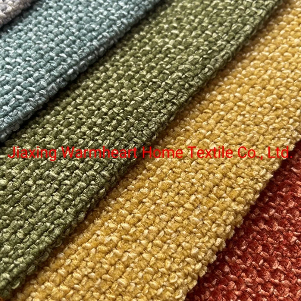 Polyester Chenille Stoff für Sofa Möbel Stuhl (WH24)