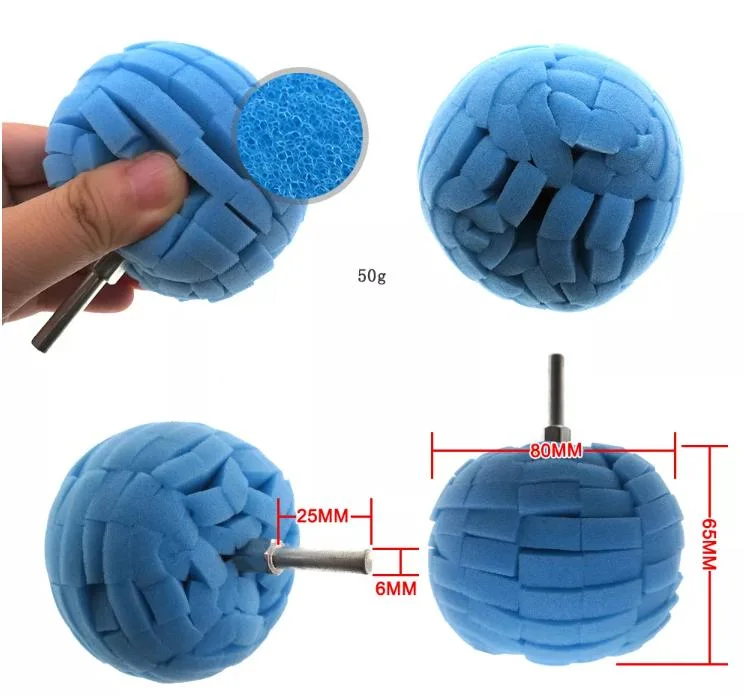 Foam Sponge Ball Polishing Pad for Car Wheel