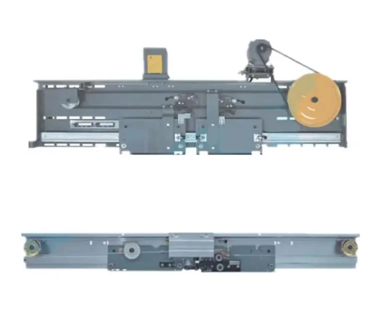 Venta en caliente 2 paneles de apertura central de ascensor operador de puertas y. Puerta de aterrizaje