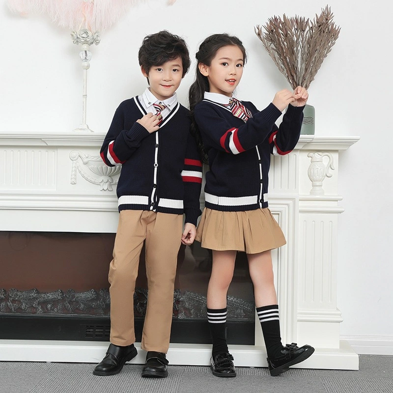 High quality/High cost performance  Attires Long Sleeve Customized Dress Classroom Educational Uniform School Attire