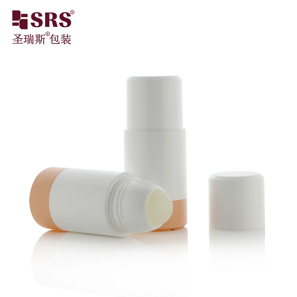 New Empty 75ml Replaceable PP PRC Plastic Roll On Bottle Cosmetic Packaging