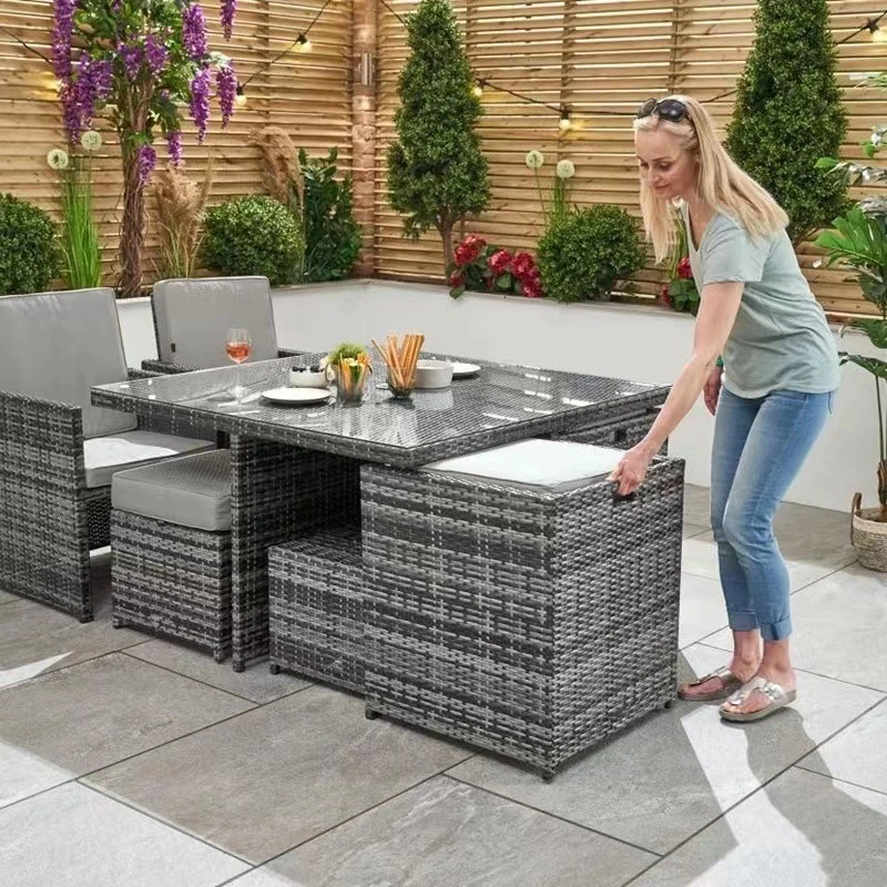 Gartenmöbel Neun Stück Set Gartenmöbel Set Außerhalb Sofa Für die Veranda