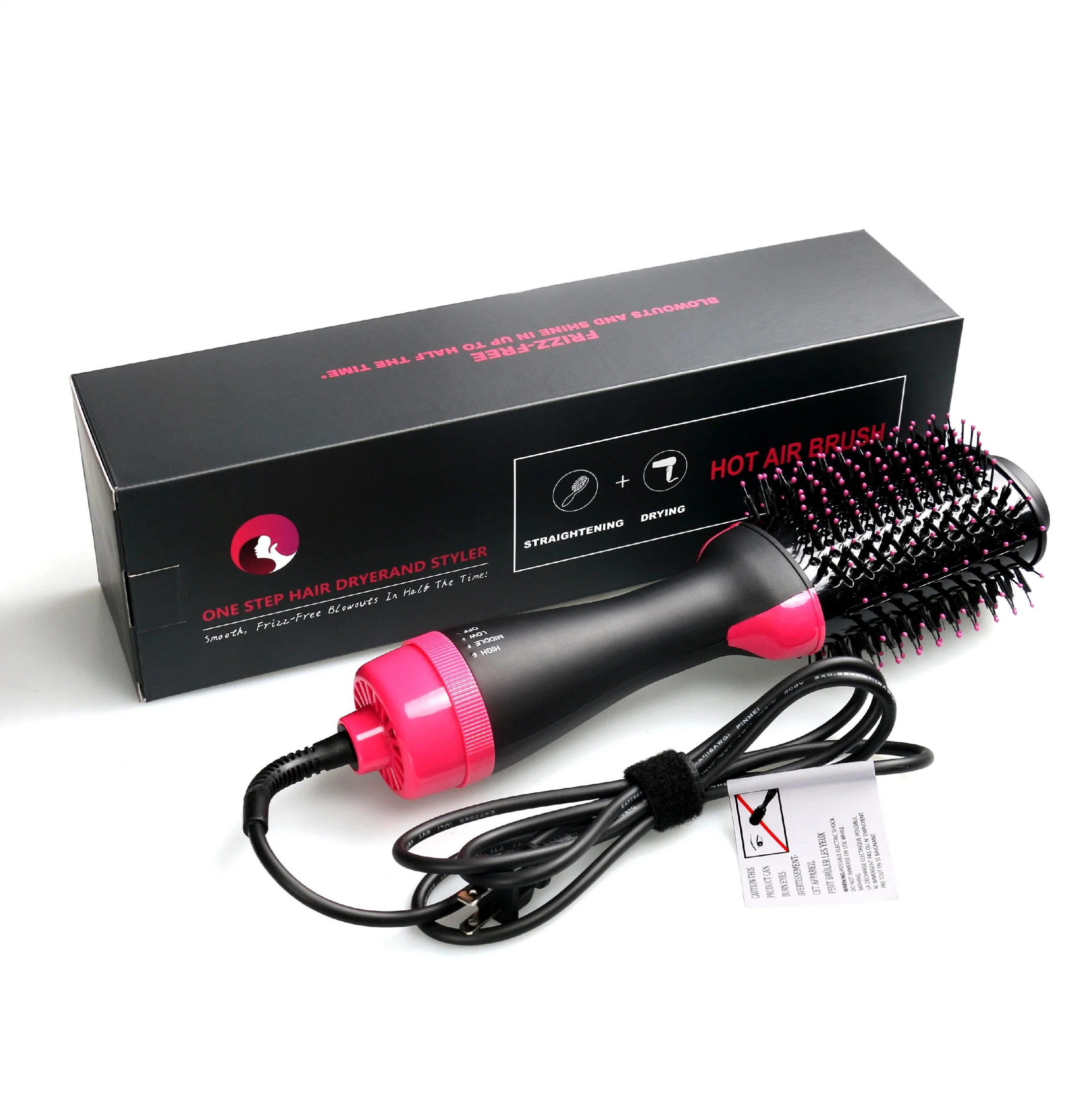 Oval Negative Lons One Step Volumizer Air Brush Hair Dryer