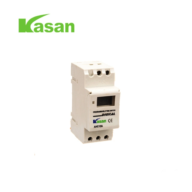 220V Weekly Programmable DIN Rail Digital Timer Ahc15