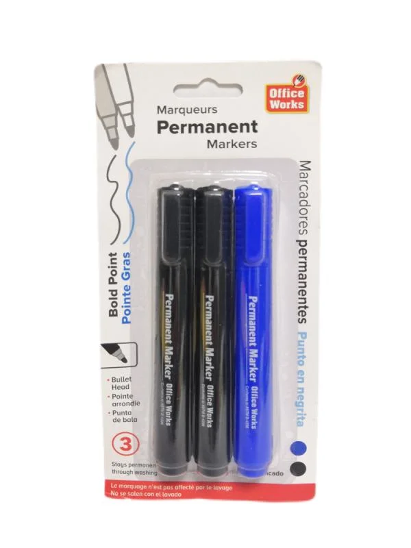 4 PCS Office Whiteboard Markers in Blister Card Whiteboard Marker School Stationery