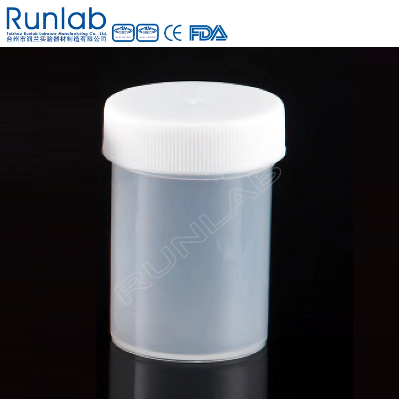 Recipientes para muestras universales con Marca CE 60ml con tapón de rosca