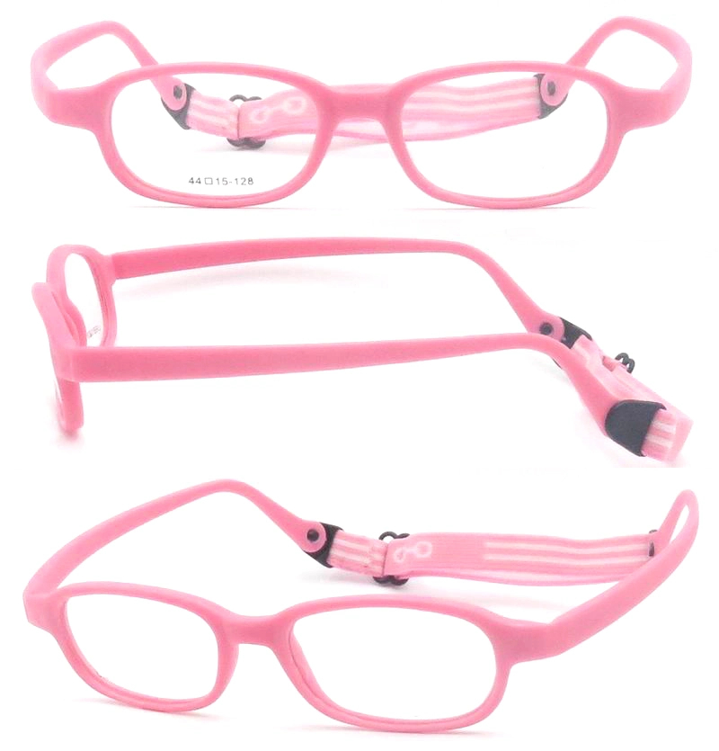 Baby Tr90 Optische Sicherheitsbrille Kinder Kunststoff Optische Brillen Rahmen mit Kordel