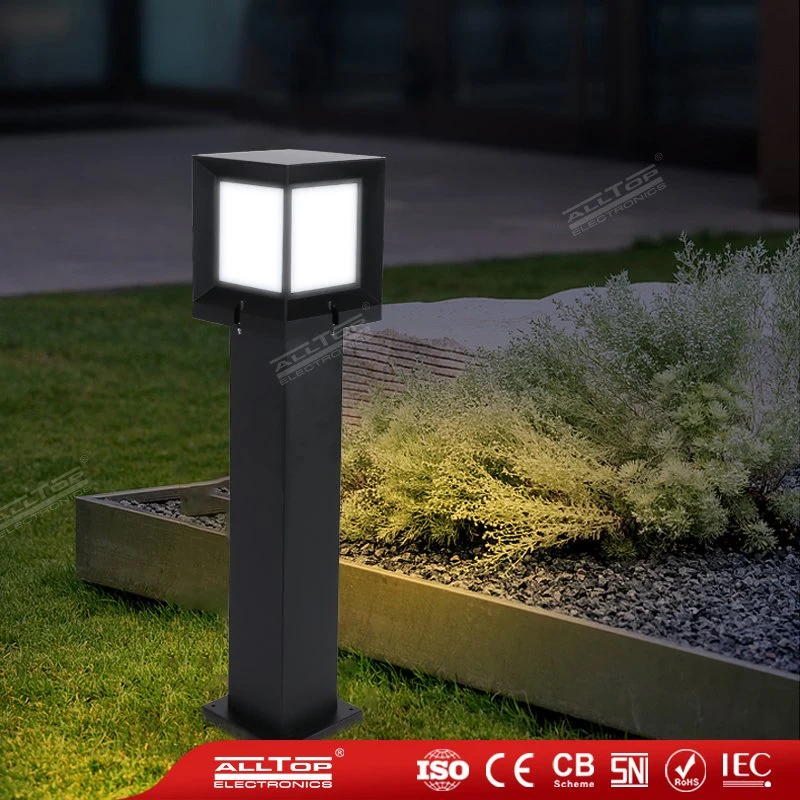 Alltop الجملة في الهواء الطلق الشارع الديكور منظر طبيعي 20 واط IP65 سبيك مقاومة للماء ضوء حديقة LED الشمسية الخضراء