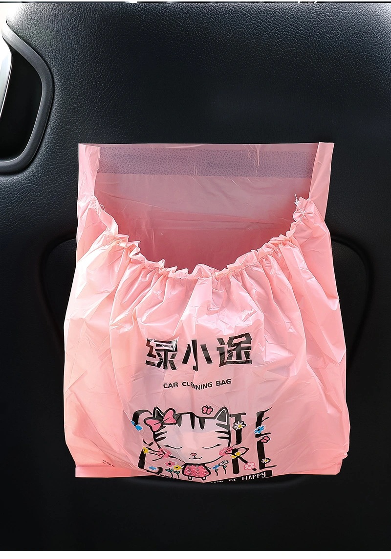 Disposable Sticky Car Garbage Bag Leak Proof Portable Removable Trash Bags for Auto Vehicle Car Interior Cleaning