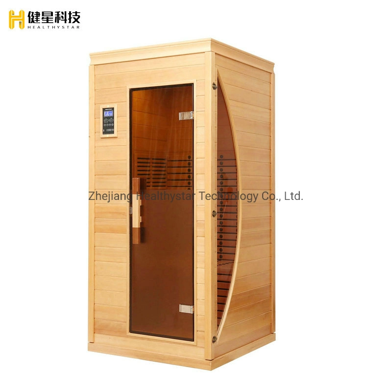 1 Person Portable Far Infrared Sauna Made of Hemlock or Pine