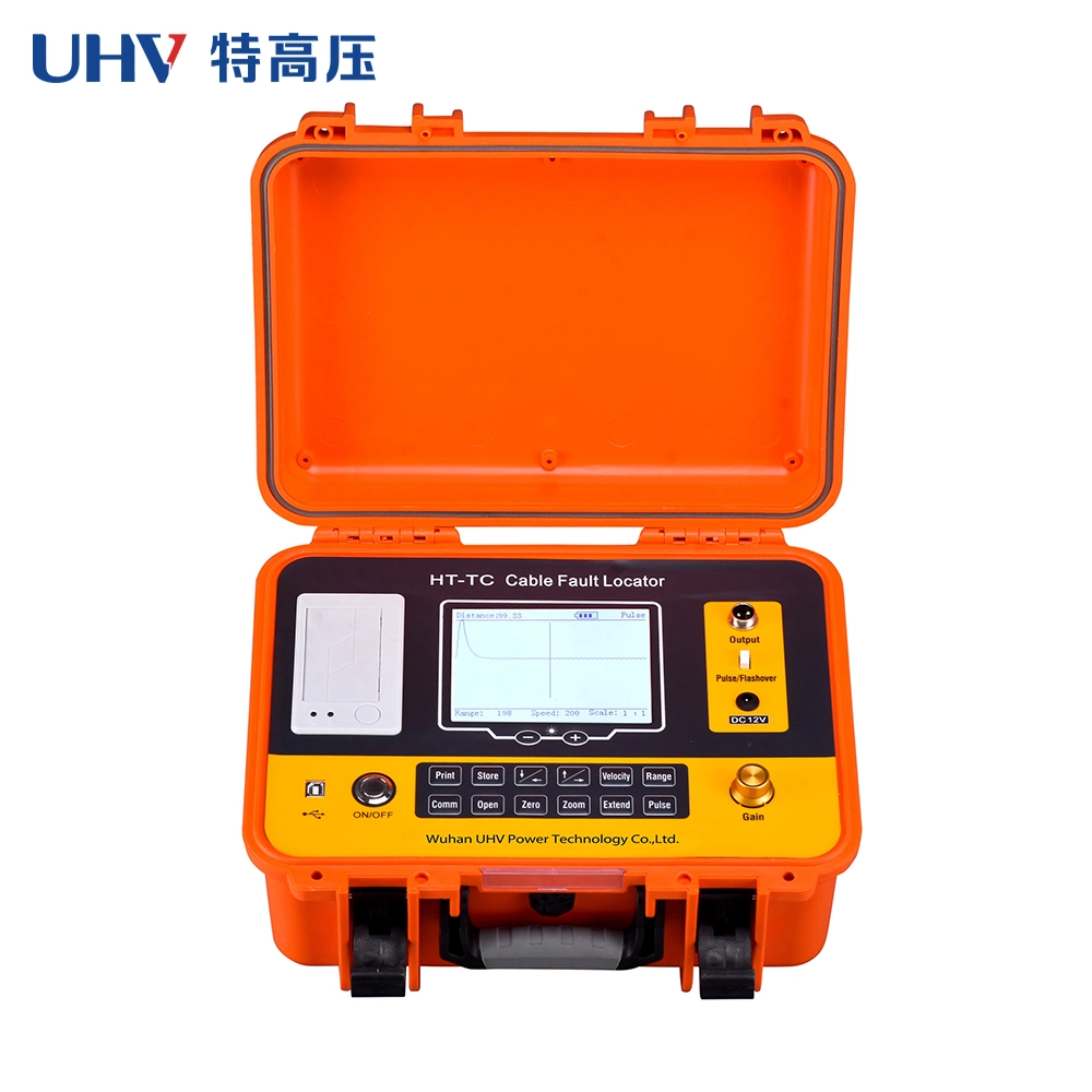 Ht-Tc Portable Underground Cable Fault Locator Electronic Fault Detect Equipment / Tdr Cable Tester