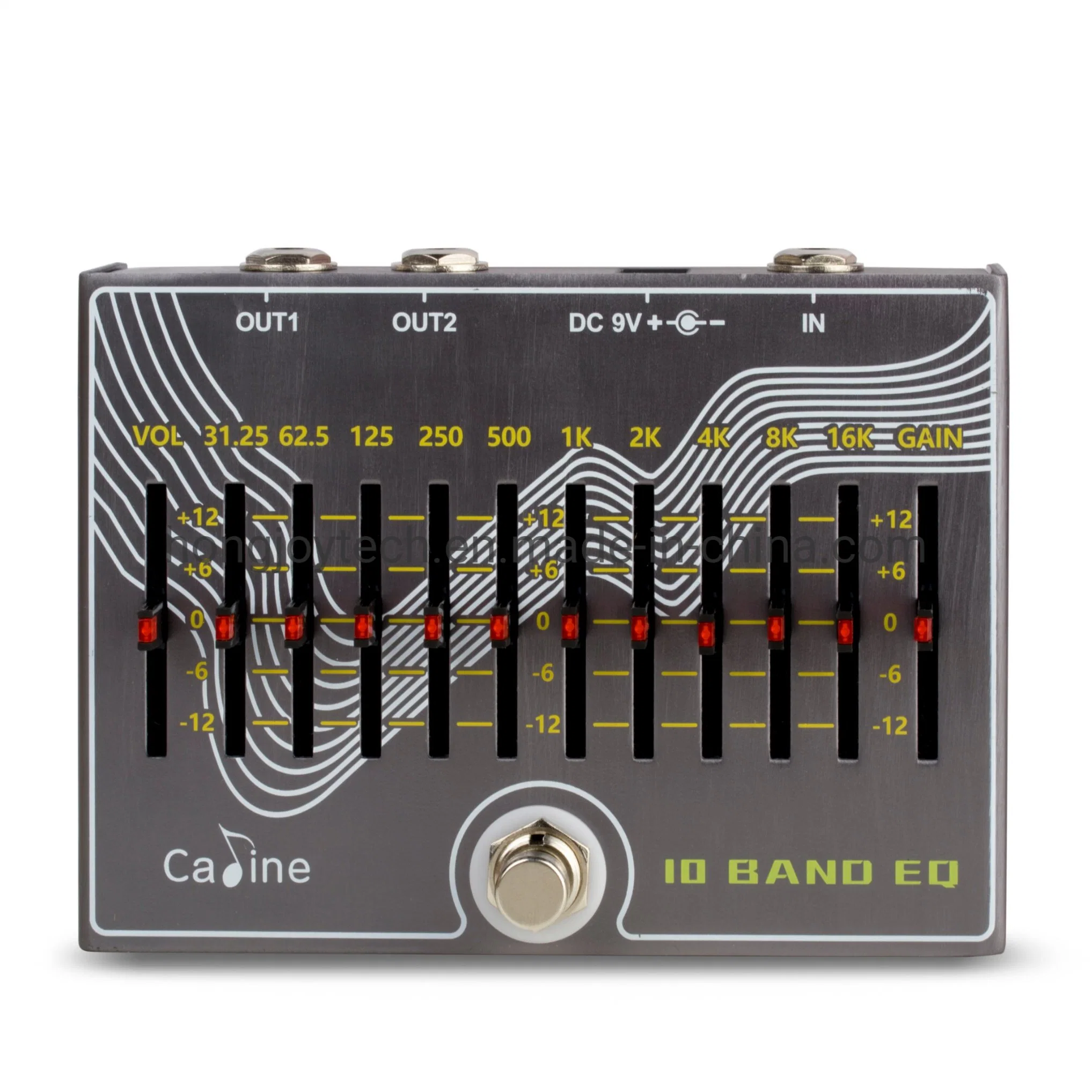Cp-81 10 Band EQ with Volume/ Gain Guitar Effect Pedal