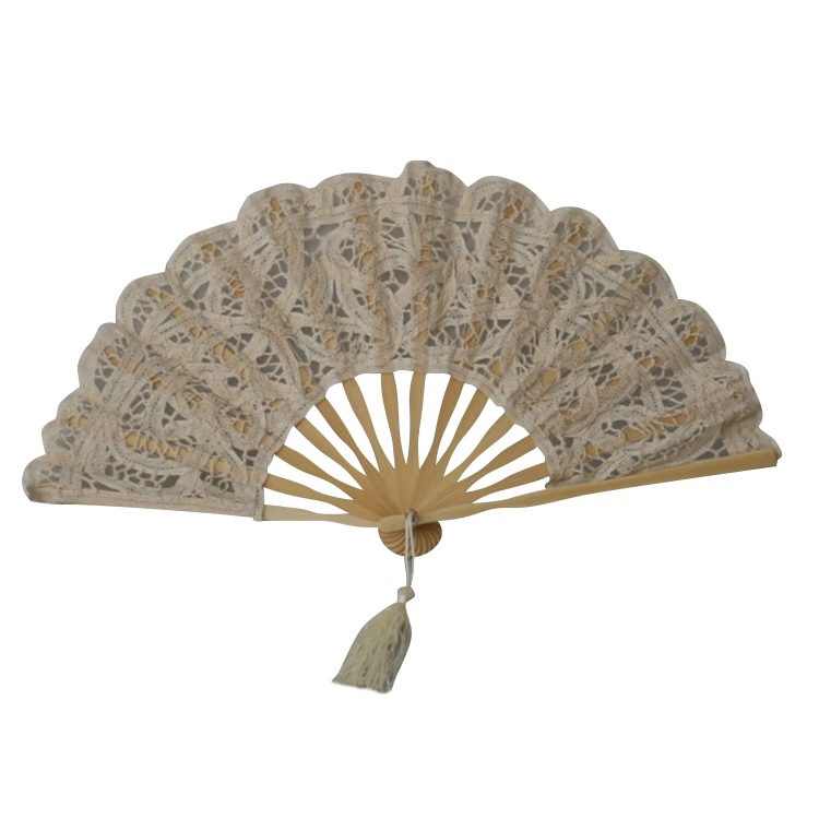 Wedding Favor Gifts Bamboo Lace Hand Fan for Guest