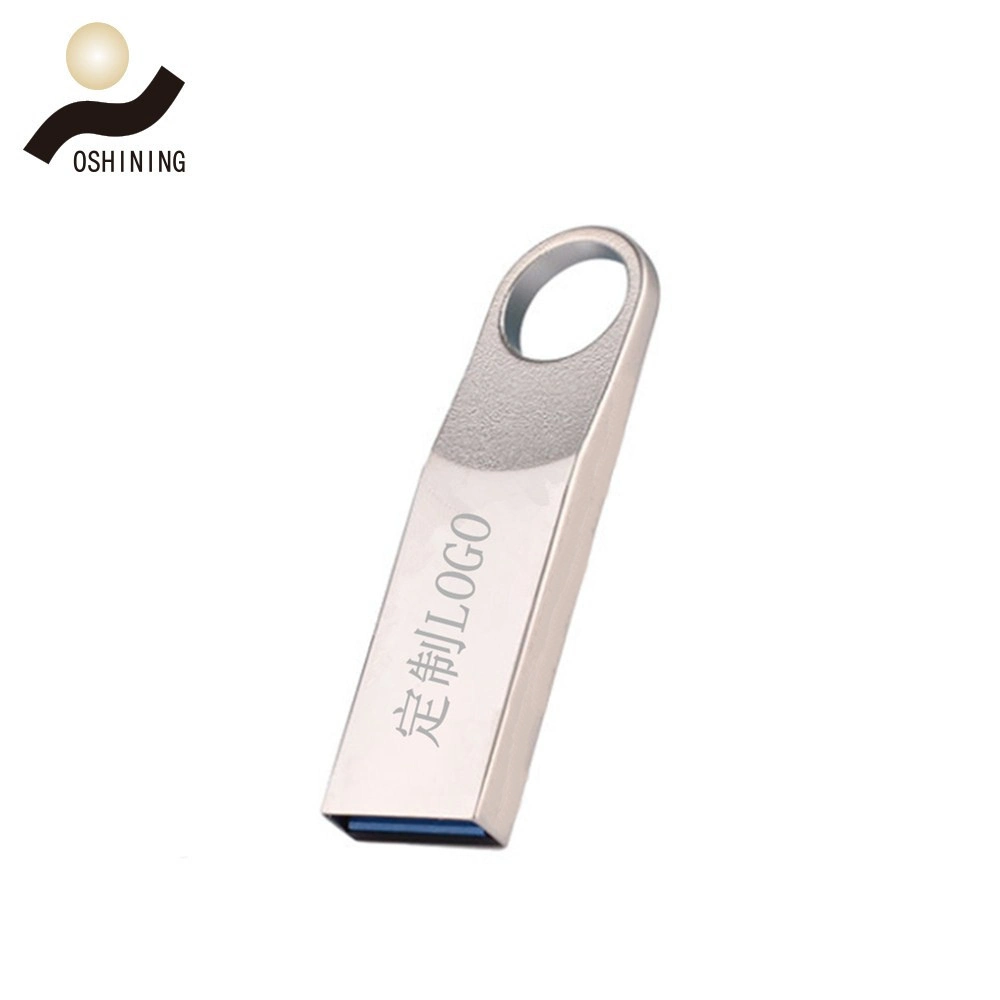 Unidade flash USB metálica 3.0 256GB, 512GB Stick USB impermeável 2.0 2GB, 4GB, 8GB, 16GB, 32GB, 64GB, 128GB de disco U logotipo personalizado