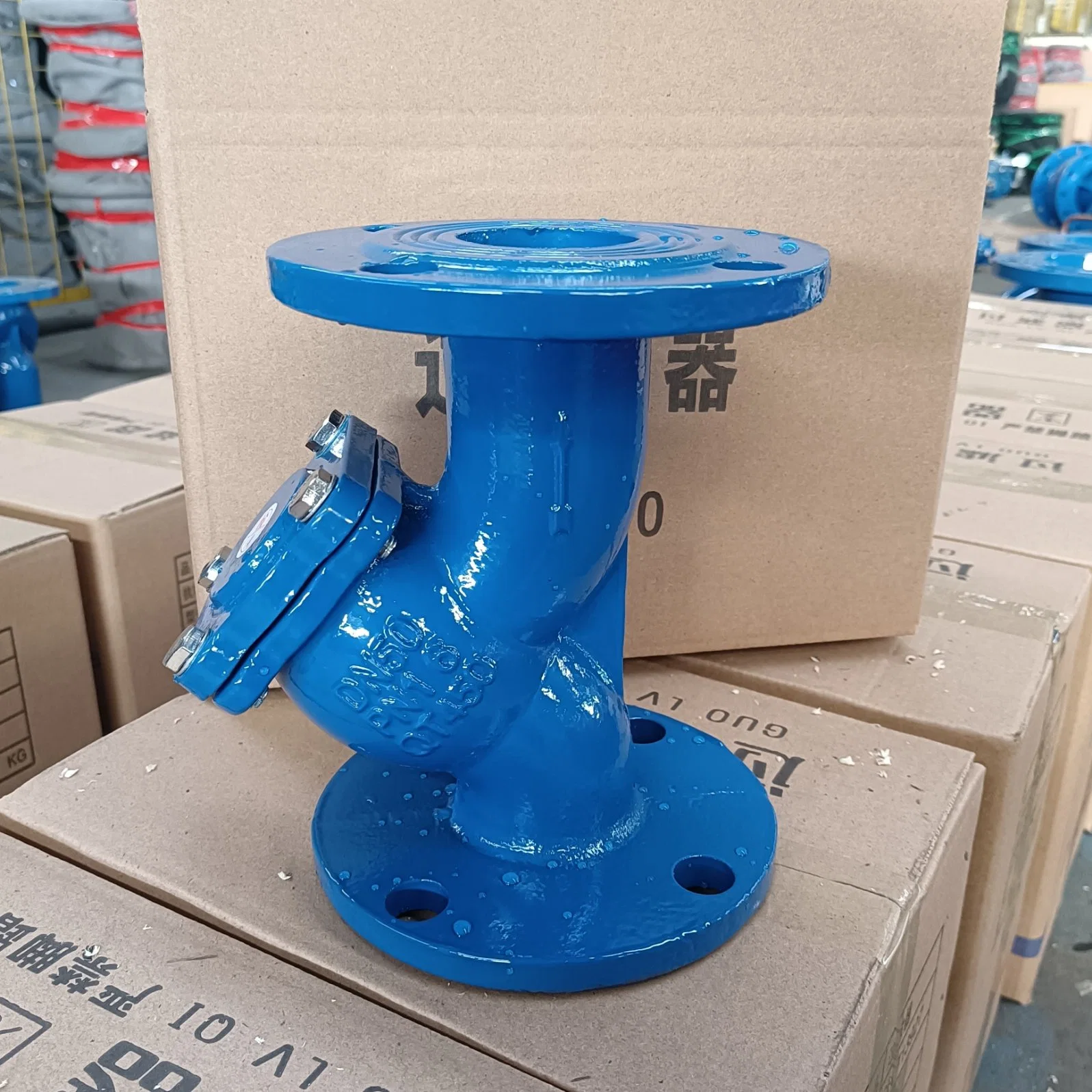 Pn16 DN50 Ductile Iron Y Strainer Flanged Pricesr Water Pipeline