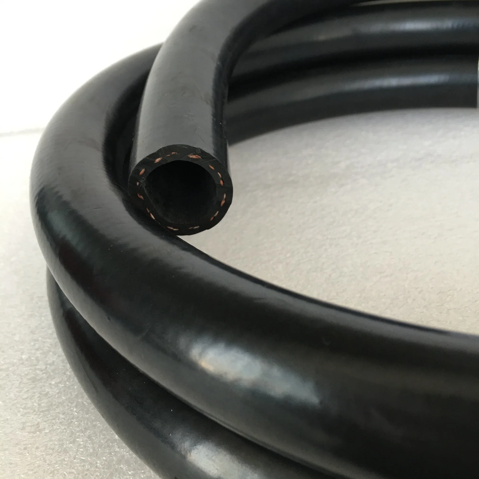 High quality/High cost performance  Oil-Mist Resistant Synthetic Textile Braided Rubber Air Hose