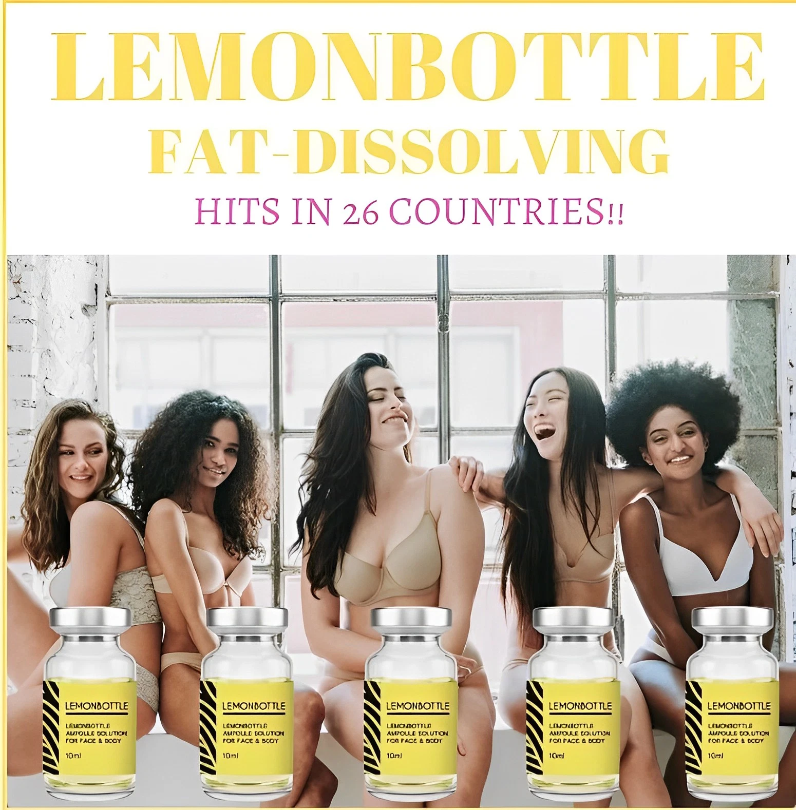 Wholesale Slimming Injection Lemon Bottle 5 10ml Semaglutide 5mg Semiglutide 10mg Tirzepatide Lipolyses for Fat Dissolving Fat Dissolve Loss Weight