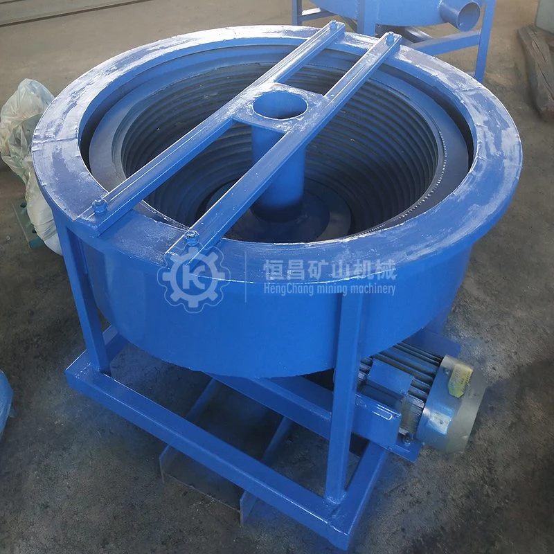 Small Alluvial Gold Mining Machine 1-3 Tph Gravity Separation Blue Bowl Concentrator Gold Spiral Panning Equipment