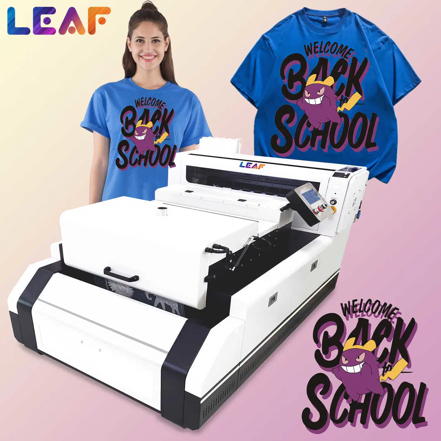 Discover a Better Way to Print T-Shirts with LEAF 60cm All-In-One Dual Head Technology