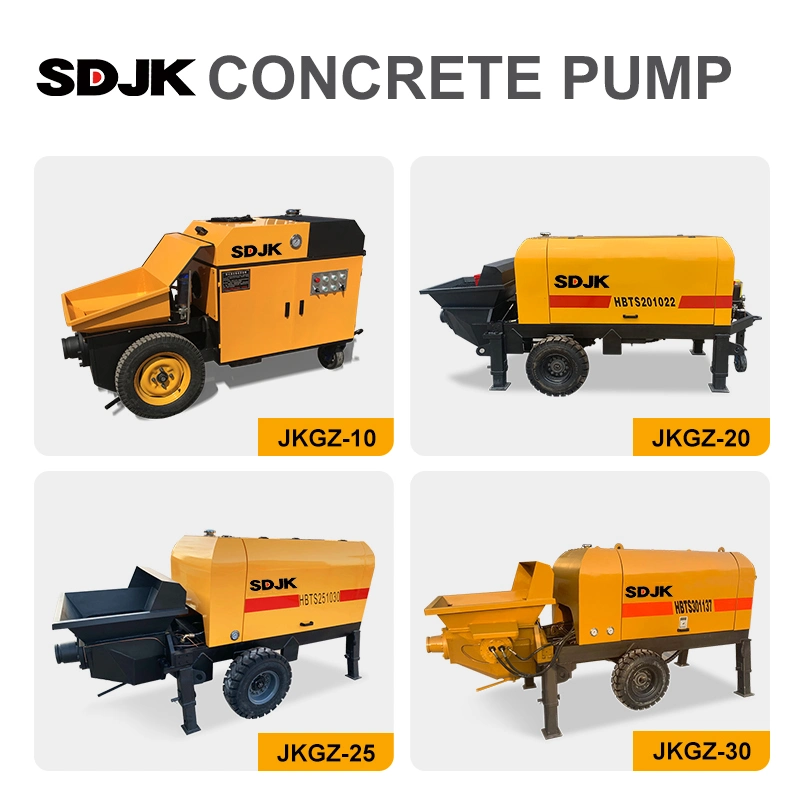 Small Diesel Engine Concrete Pumps China Hose Pump Rubber China Connectors Pipe Line Concrete Pump