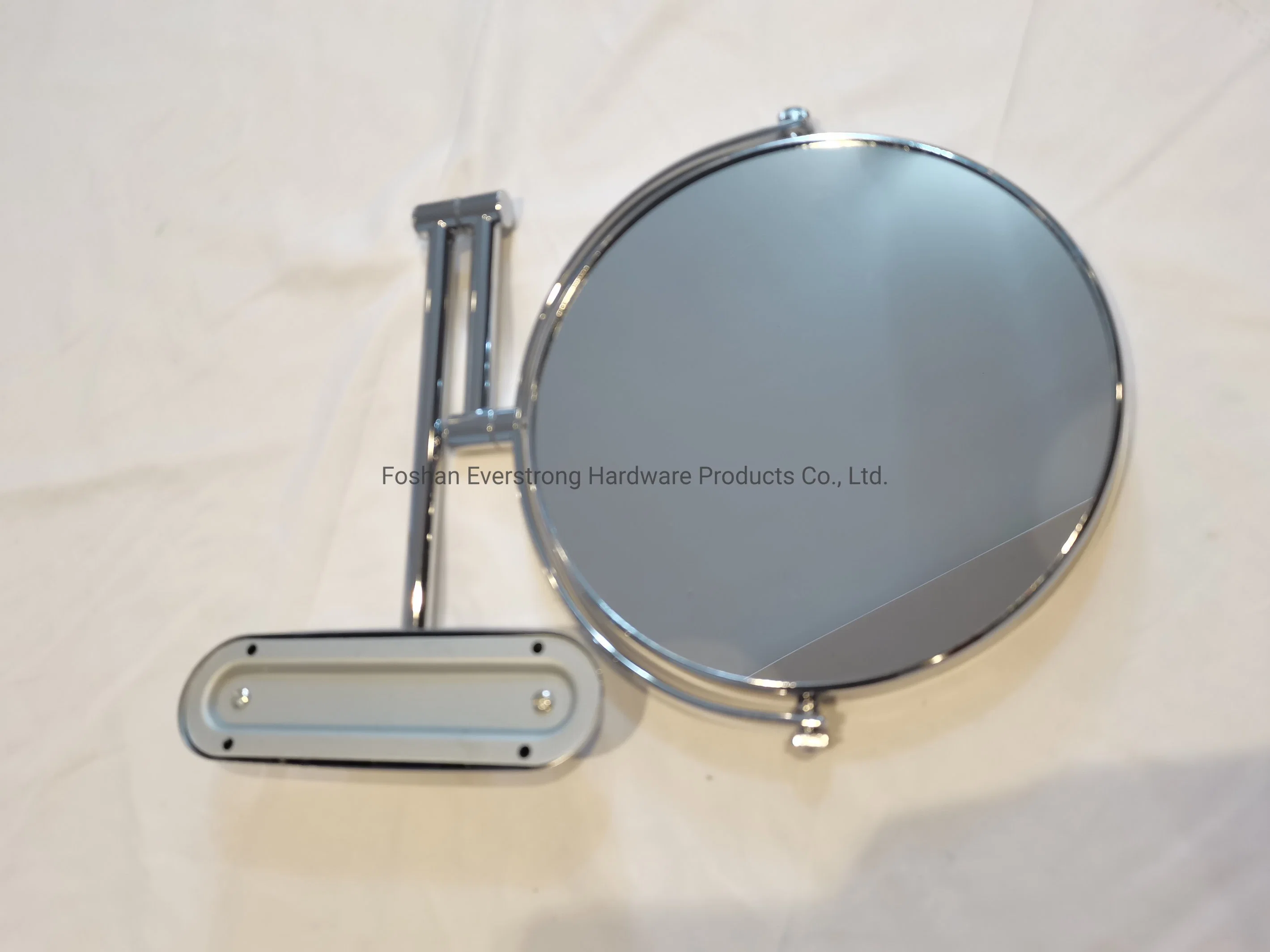 Brass and Stainless Steel Chrome 8 Inches Bathroom Makeup Mirror