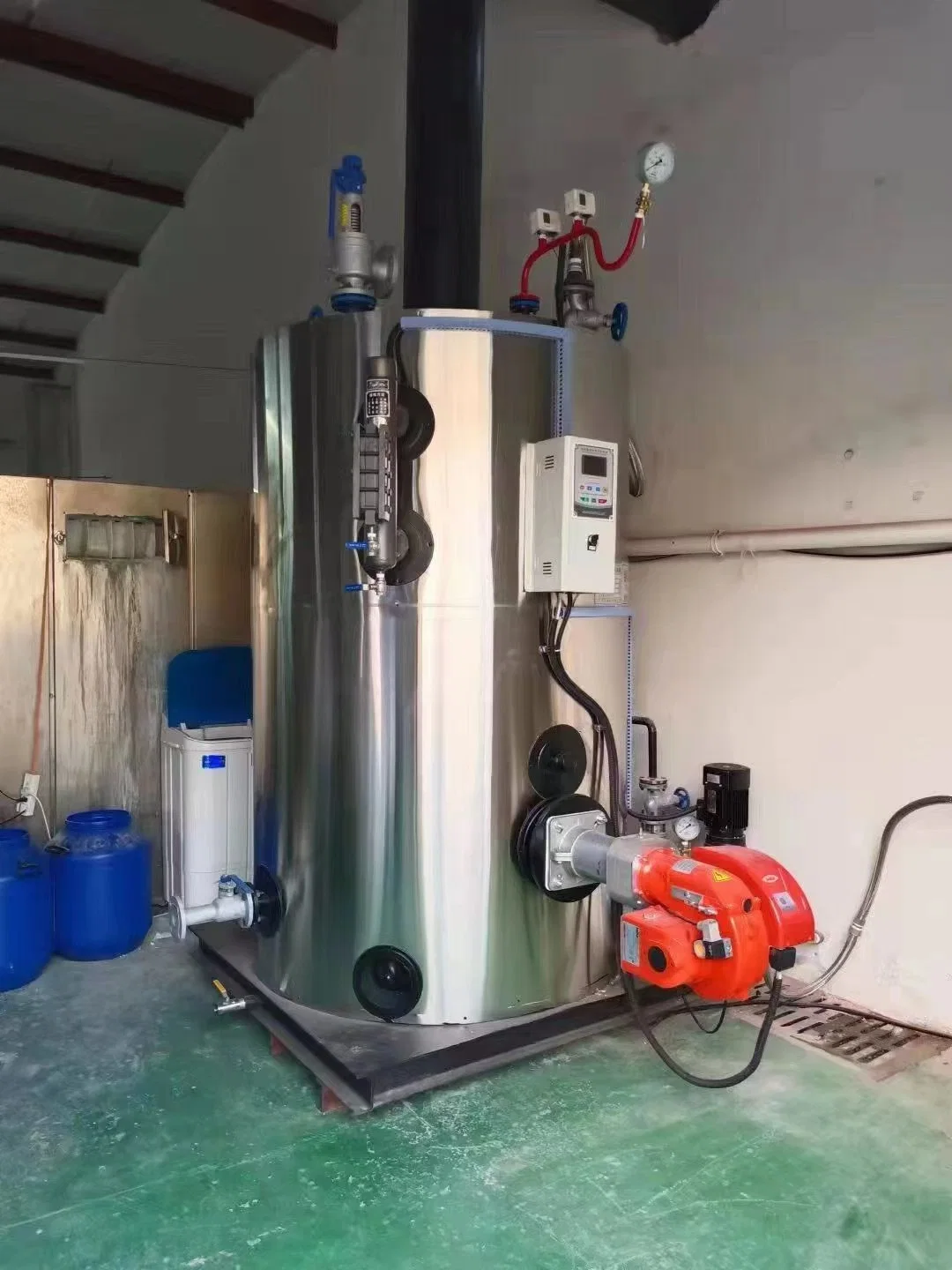 100 300 500 Kg Output 7 Bar Vertical Diesel Fired Steam Generator Price