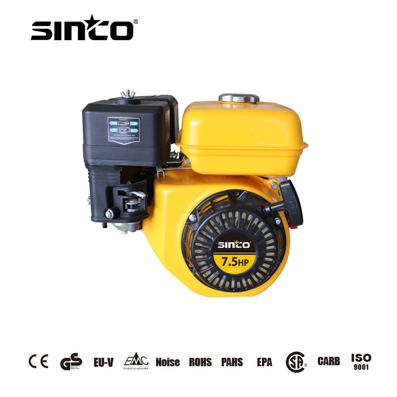 Low Consumption 7.5HP Gasoline Engine Electric Starter