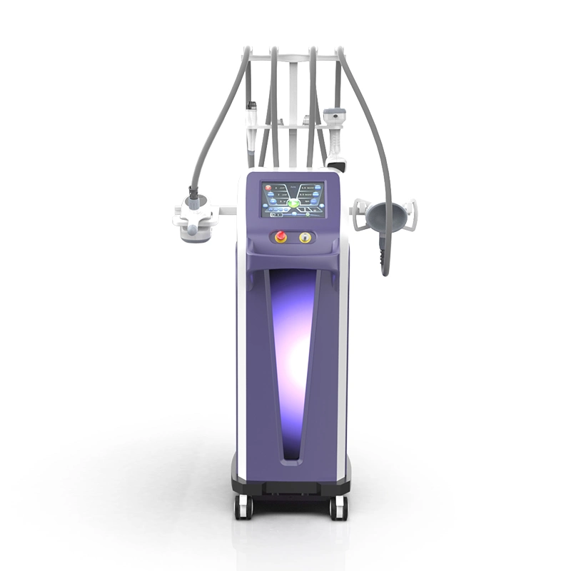 Machine d'amincissement du corps par cavitation RF et aspiration RF avec rouleau d'aspiration / massage Machine de radiofréquence RF