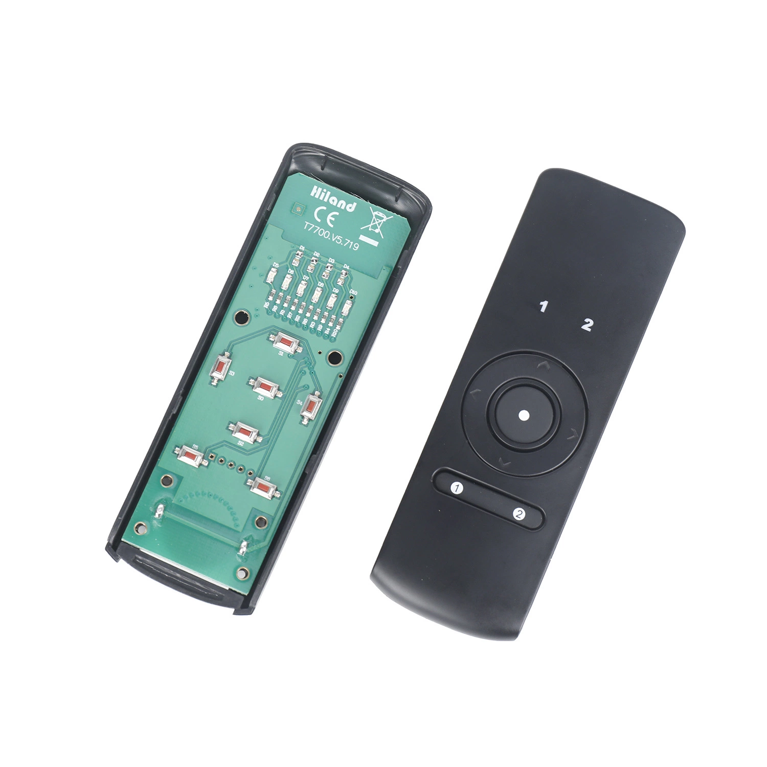 Hiland Hot Sale Black Color Remote Control with 2-Channel for Automatic Doors T7210