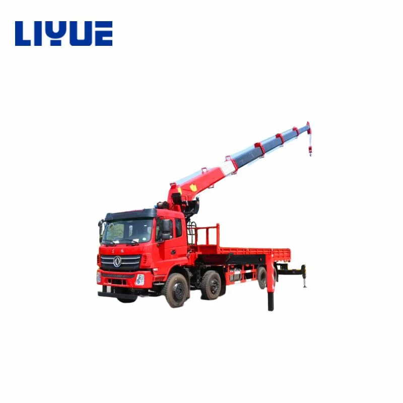 Lifting Capacity 16 Ton Dongfeng Truck Mounted Crane Hydraulic Boom