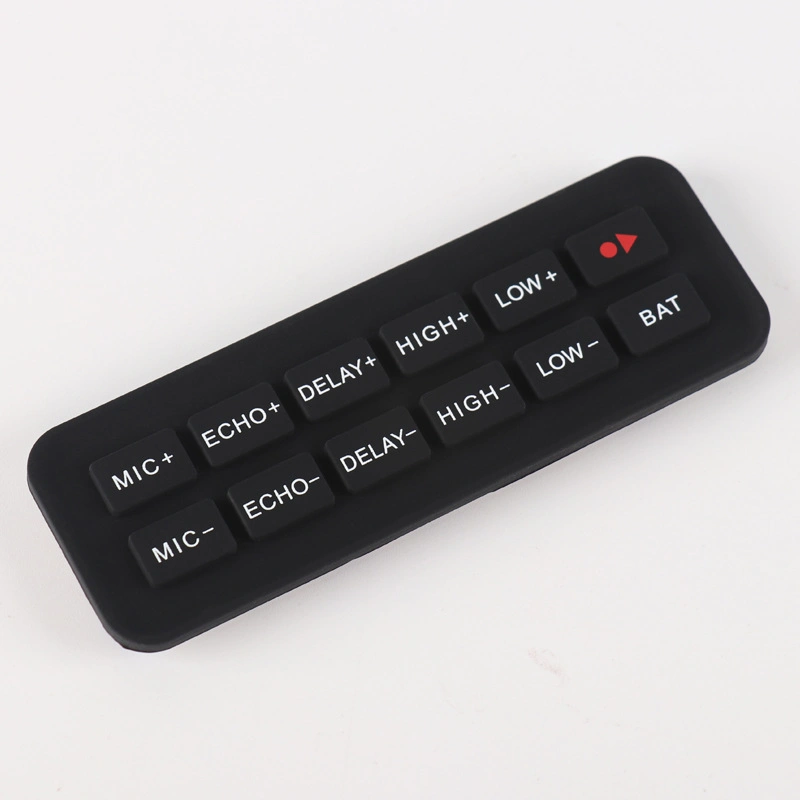 Customized Molded Silicone Rubber Push Buttons Electronic Keypads, Silicone Button