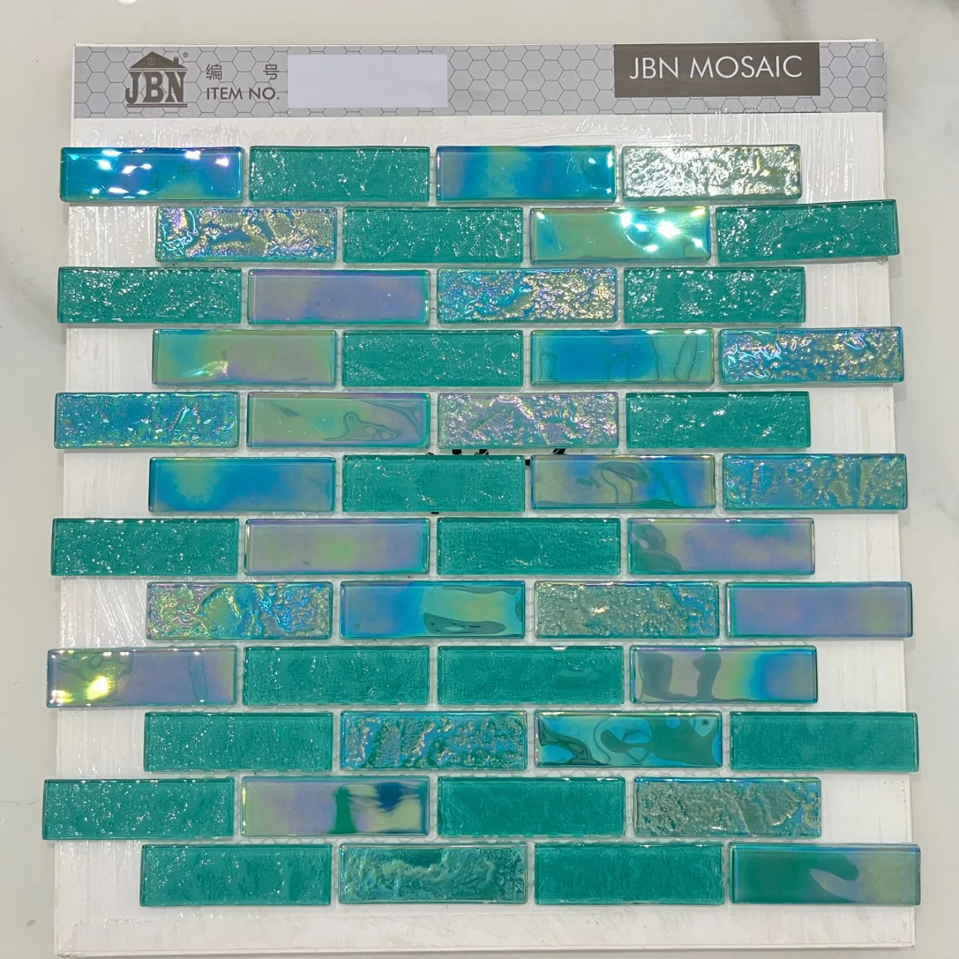 Piscine Tuile céramique carrée de mosaïques Big petite puce 300x300mm Taille de feuille