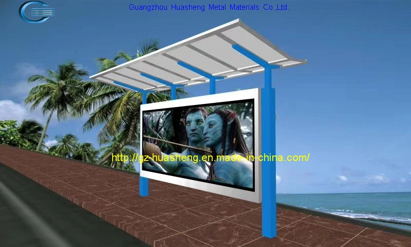 Bus Shelter with Stainless Steel (HS-BS-A014)