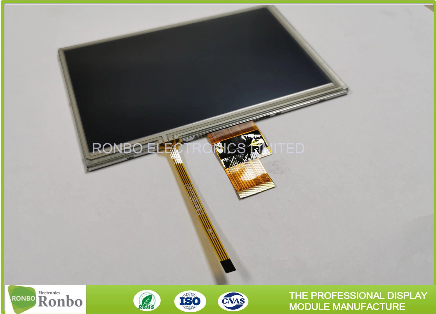 شاشة TFT بحجم 7 بوصات 1024*600 مقاومة شاشة اللمس / واجهة LVDS ذات 40 سنًا