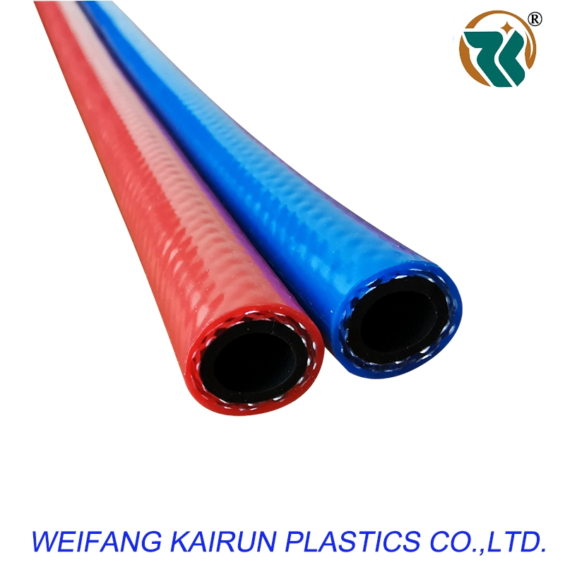 5mm/6mm/8mm/9m/10mm/12mm Twin Welding Hose Air Hose PVC Rubber Composite Attractive Price High Pressure Air Hose