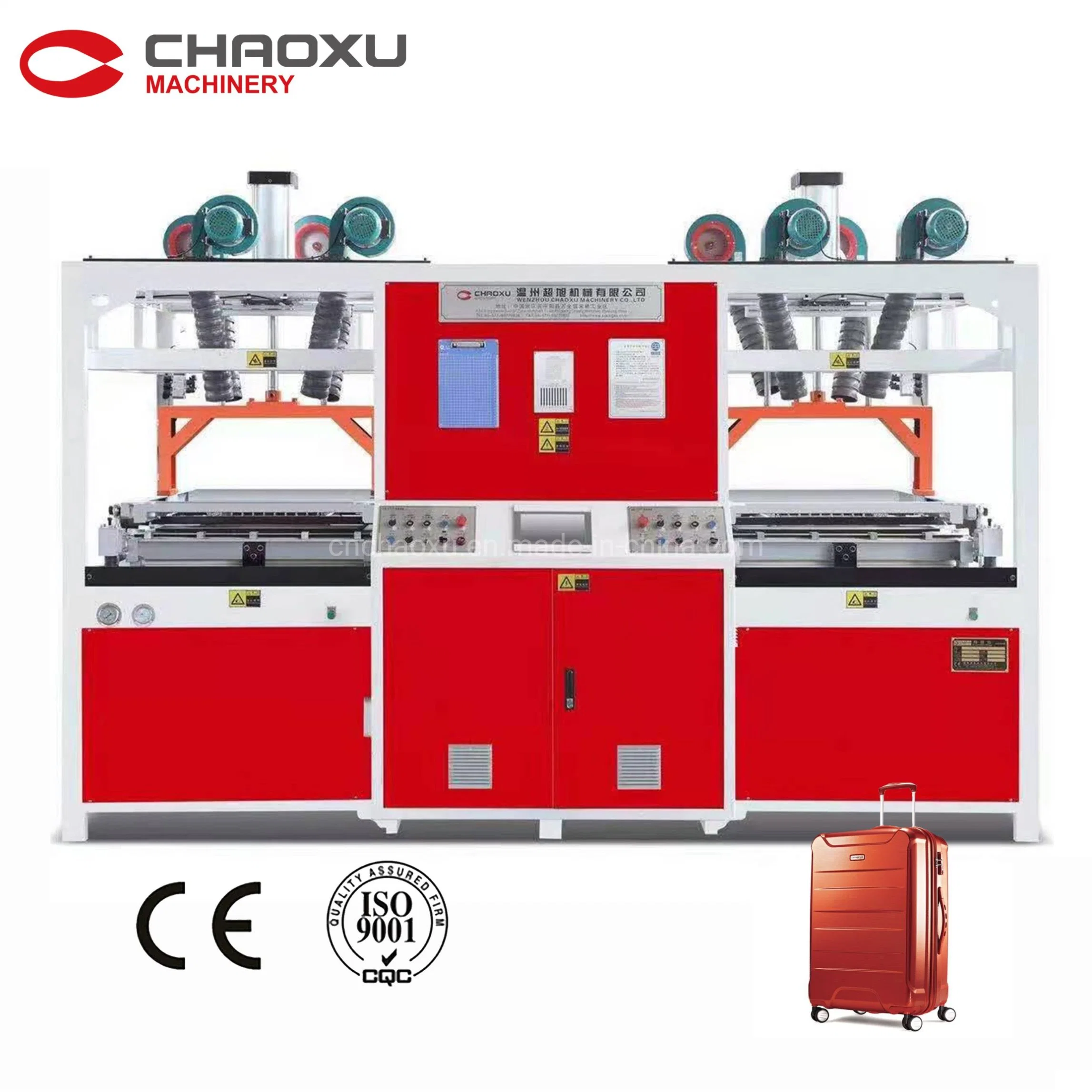 Chine Plastic Case Vacuum Forming Machine Travelling Bag Production Line