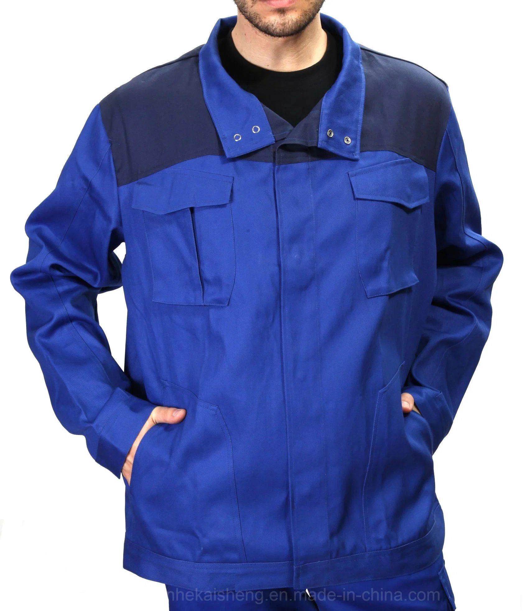 Men's Contrasted Work Jackets/ Workwear in 100% Cotton Twill