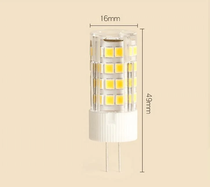 G4g9corn lámpara de luz de cristal de fuente