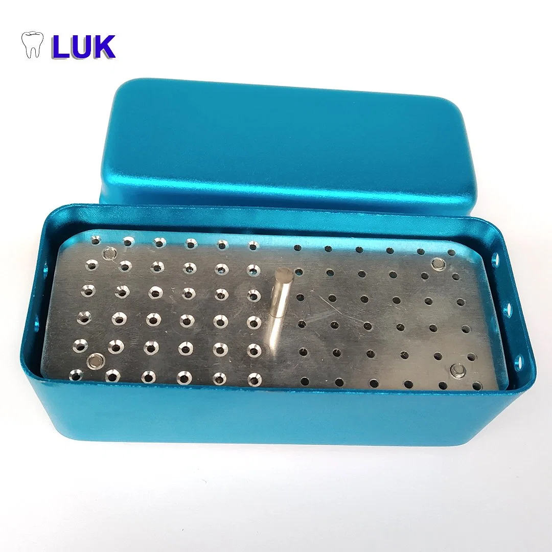 High Quaity Aluminium Sterilization Box Disinfection Box for Dental Burs