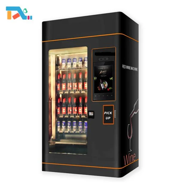 High quality/High cost performance Red Wine Beer Can Vending Machine with Touch Screen for Sale