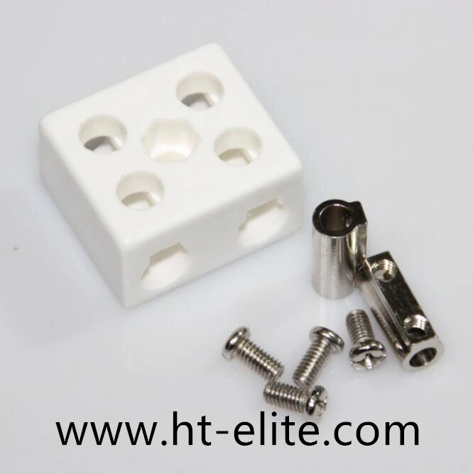 High Temperature Electric Insulating Steatite Ceramic Terminal Block