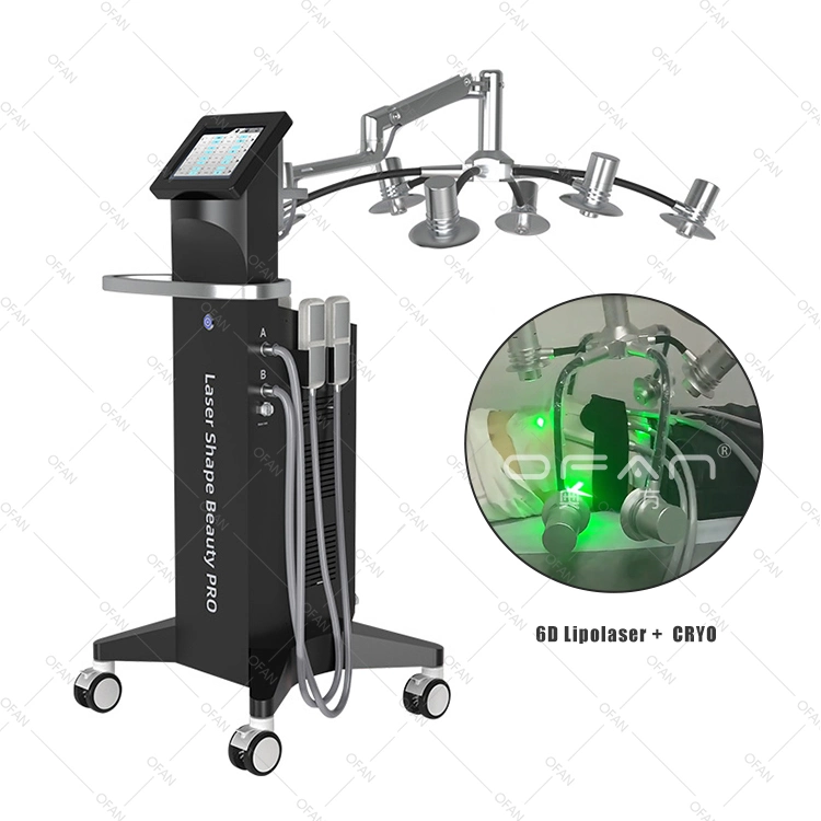 Ofan Beauty Salon Equipment Slimming Fat Freezing Best Price Criolipolisis Machine Cryolipolysis L 532nm Green Laser