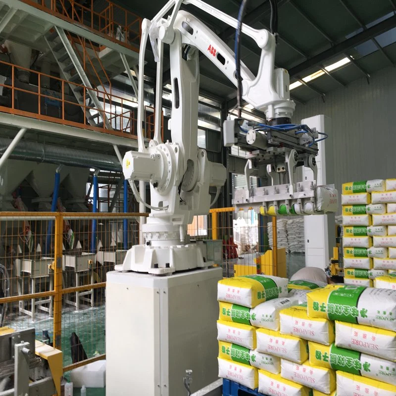 Automatic High Level Palletizing System for Packing Factory