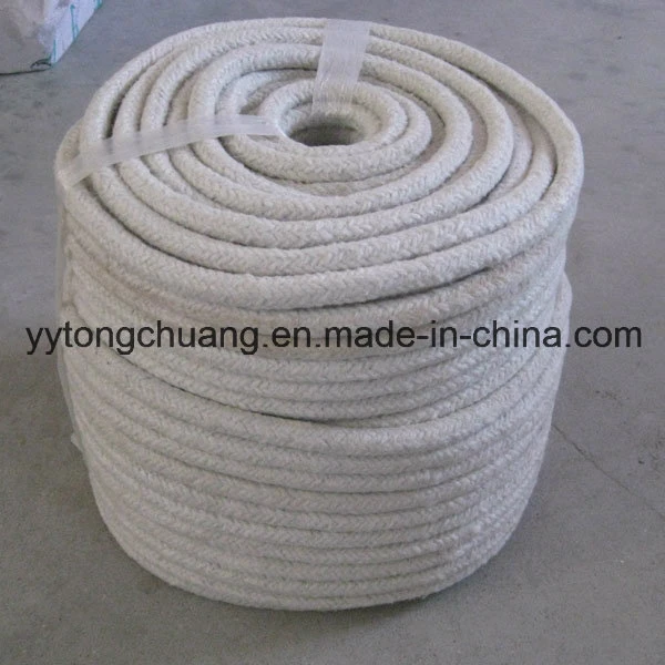 High Temp. Heat Resistance Ceramic Fiber Braided Round Sealing Rope